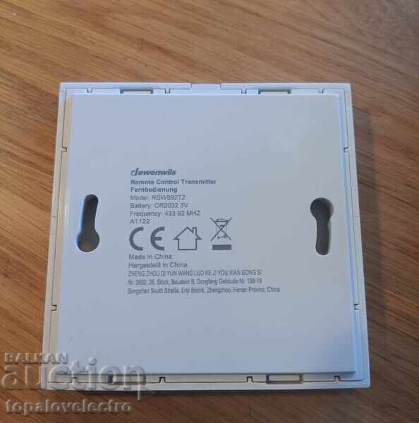 NEW! 2 pcs Wireless Socket with Remote Control 16A / 3500W, 30 m - 6