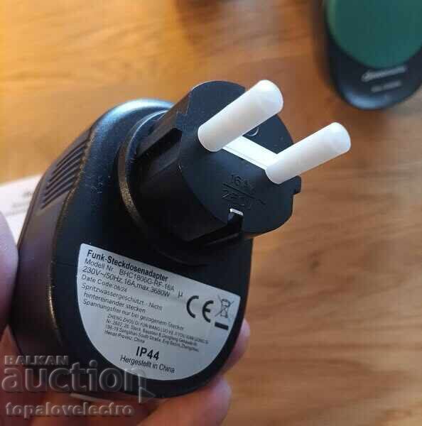 Delivery of NEW! Outdoor programmable sockets with remote IP44, 368