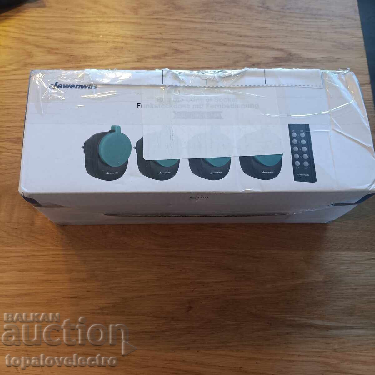 NEW! Outdoor programmable sockets with remote IP44, 368 - 7