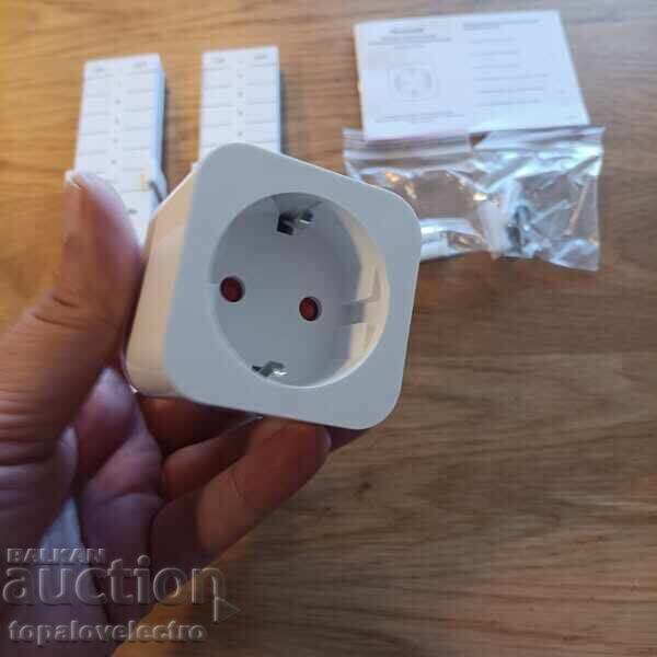 Delivery of NEW! Wireless outlet with remote control - 3680W, 16A
