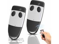 NEW! 433MHz Remote Control for Garage Doors - 2-pack