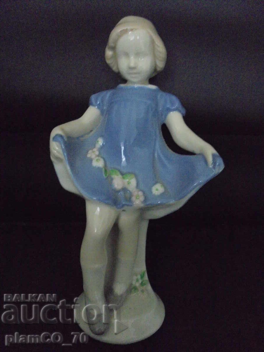 Delivery of №8319 Old porcelain figurine "Little girl with a dress" Delivery of №8319 Old porcelain figurine "Little girl with a dress"