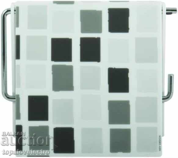 NEW! Toilet paper holder with lid, self-adhesive with price 8.00 BGN | € 4.09 NEW! Toilet paper holder with lid, self-adhesive with price 8.00 BGN | € 4.09