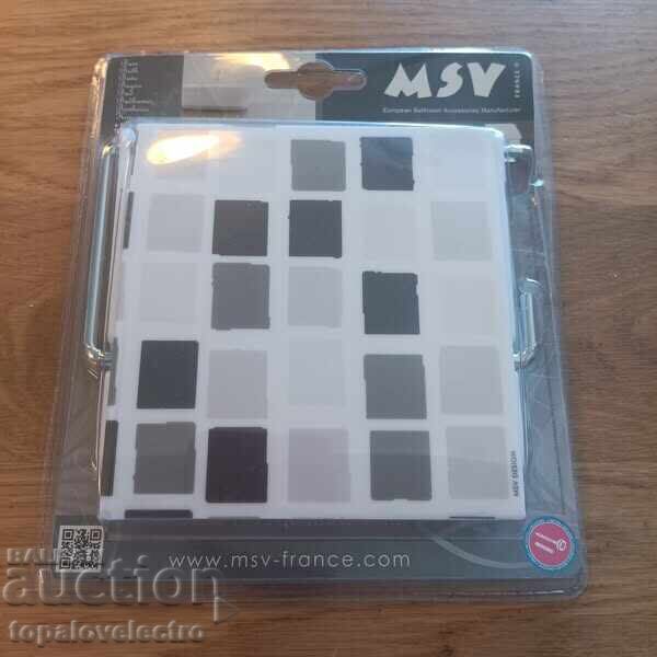 Auction NEW! Toilet paper holder with lid, self-adhesive Auction NEW! Toilet paper holder with lid, self-adhesive