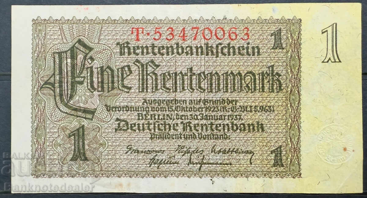 Germany 1 Mark 1937 Pick 173b Ref 0063