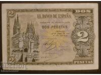 Ισπανία, Ισπανία 2 πεσέτες 1938, UNC