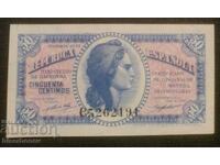 Spain, Spain 50 centimos 1937, UNC