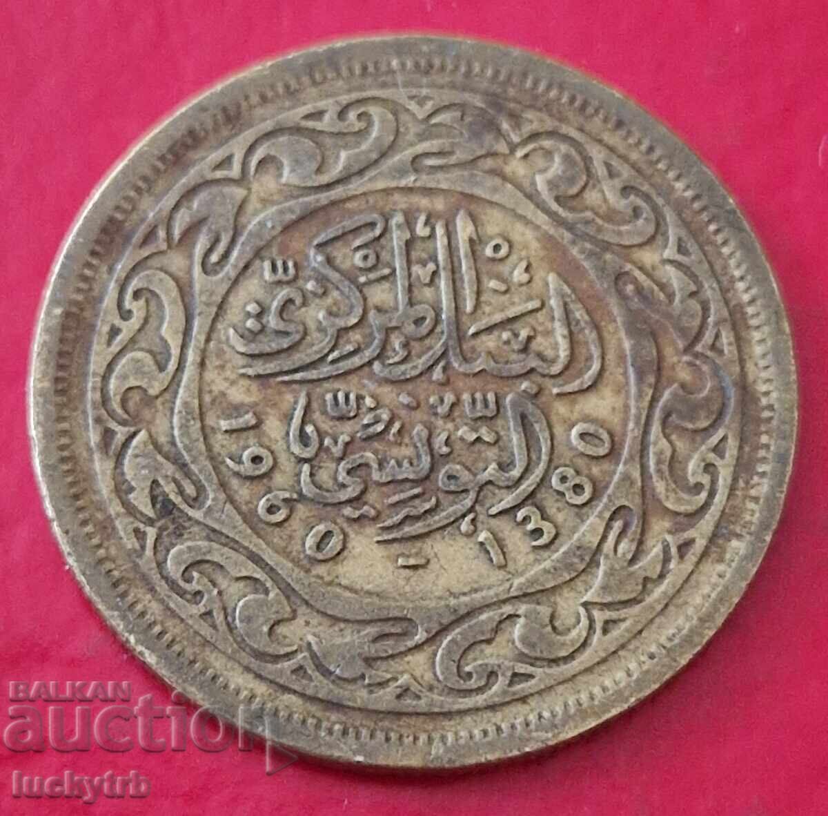 100 Millimes 1960 - Tunisia with price 0.70 BGN | € 0.36