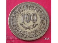 100 milima 1983 - Tunisia