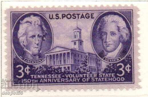 1946. USA. 150th Anniversary of Tennessee's Statehood