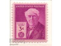 1947. USA. 100th Anniversary of the Birth of Thomas A. Edison