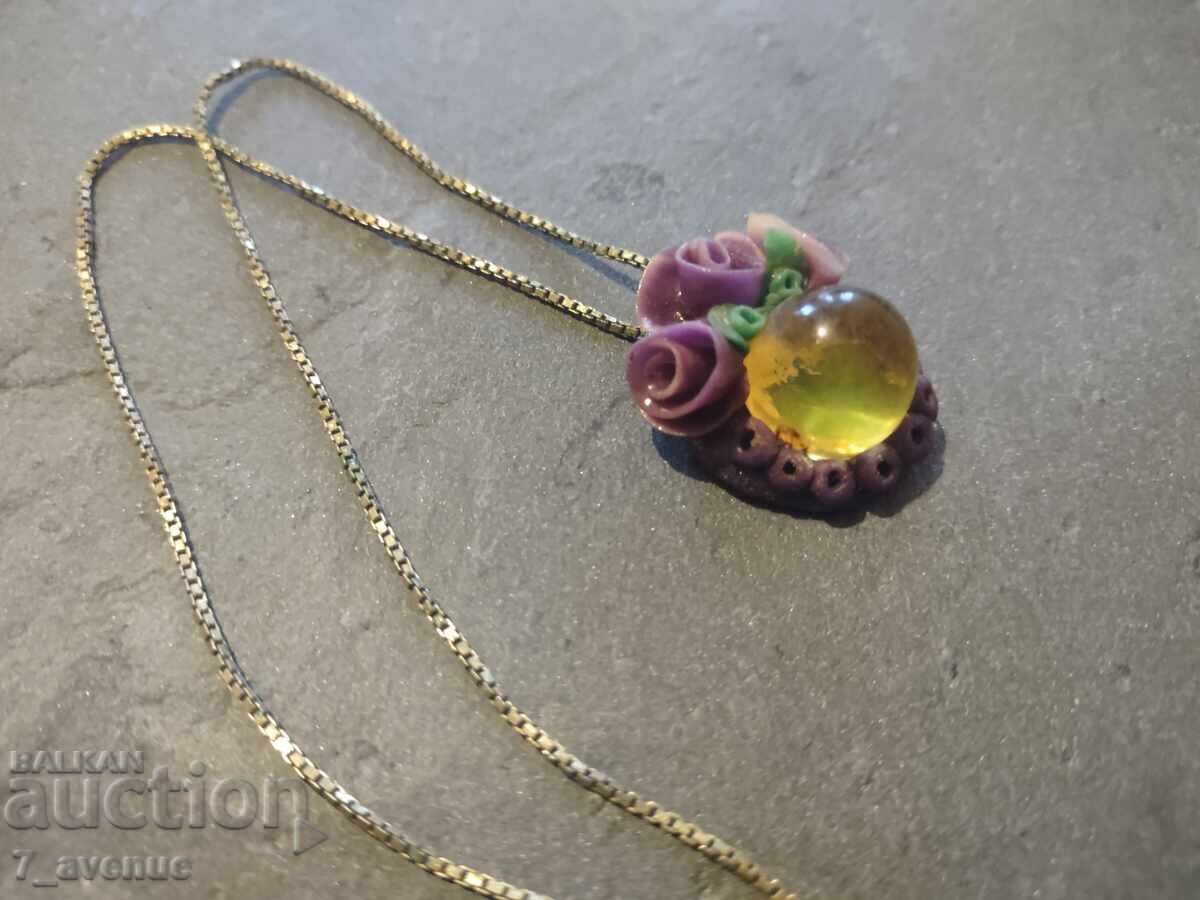 Necklace with an interesting pendant 17.10.25 with price 19.00 BGN | € 9.71