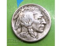 ΗΠΑ 5 σεντ 1936 F Buffalo νικέλιο