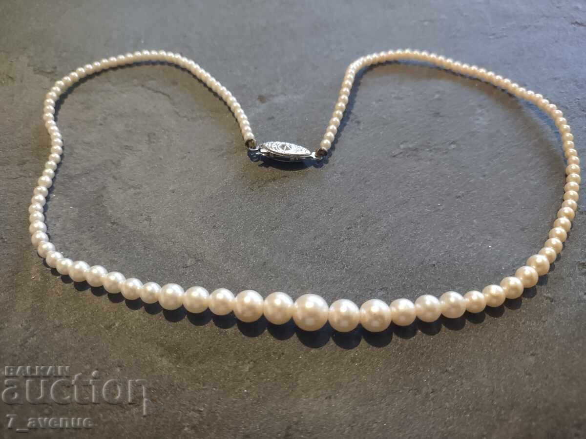 Δημοπρασία Κολιέ περιδέραιο κόσμημα από τεχνητά συνθετικά μαργαριτάρια 17.10.25