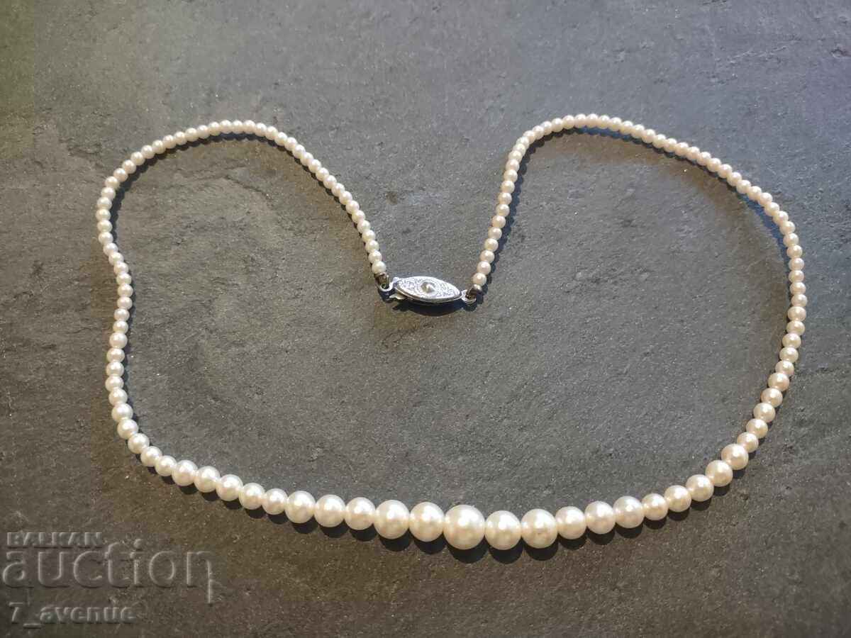 Κολιέ περιδέραιο κόσμημα από τεχνητά συνθετικά μαργαριτάρια 17.10.25