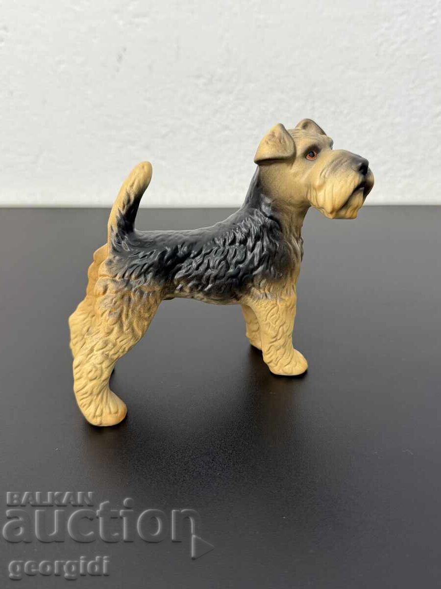 Porcelain figurine of an Airedale Terrier Goebel. No. 7501 with price 115.00 BGN | € 58.80