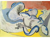 Poză, corp gol, subțire. K. Kasabov, anii 1990 - 1