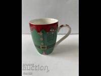 Χριστουγεννιάτικη πορσελάνινη κούπα