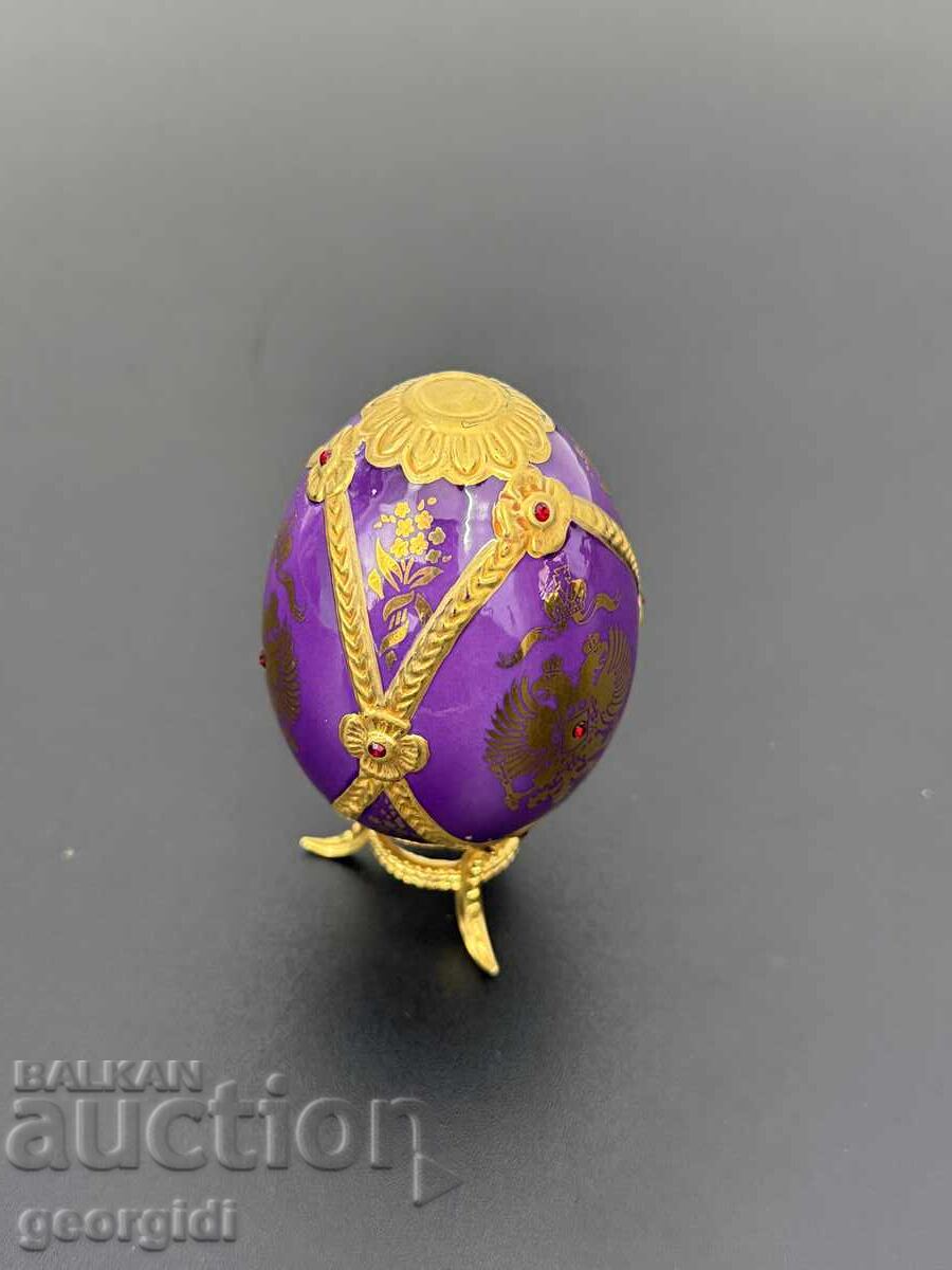 Collectible Porcelain Egg - Franklin Mint. No. 7503 - 5 Collectible Porcelain Egg - Franklin Mint. No. 7503 - 5