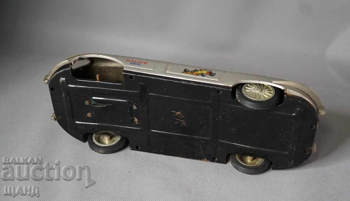 Delivery of Jaguar Old Hungarian metal toy sports car automobile