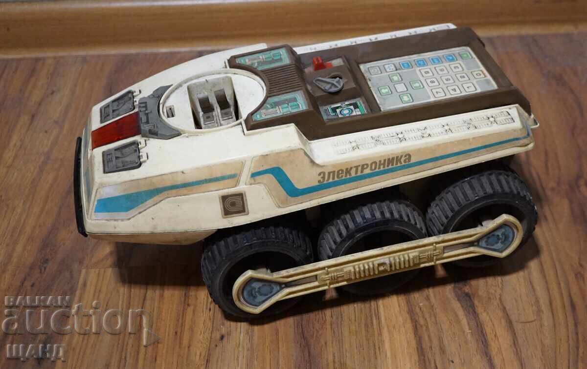 Electronice Vechi Rusești Jucărie Mare de Plastic Lunohod Electronice Vechi Rusești Jucărie Mare de Plastic Lunohod