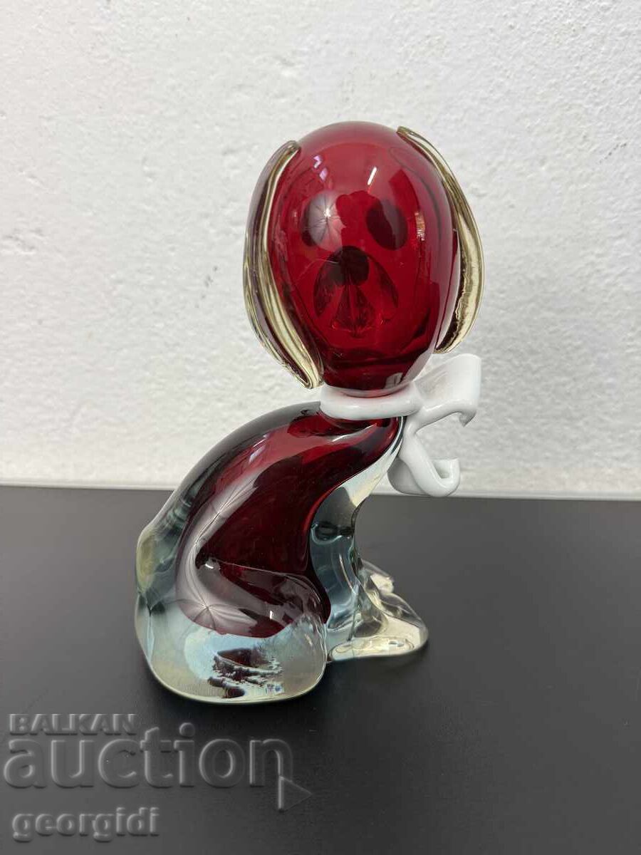 Figurină de sticlă câine / Murano. Nr. 7504 - 5
