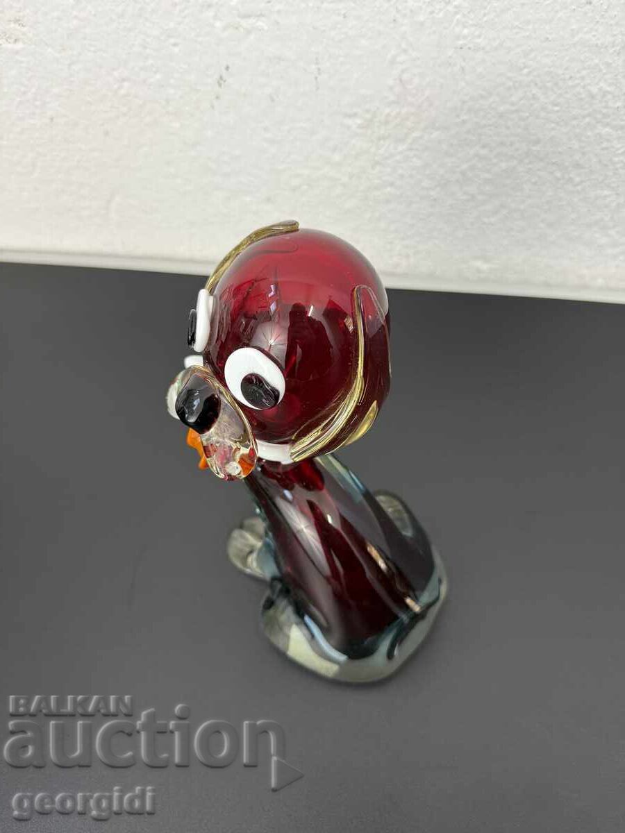 Figurină de sticlă câine / Murano. Nr. 7504 - 7