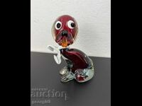 Figurină de sticlă câine / Murano. Nr. 7504