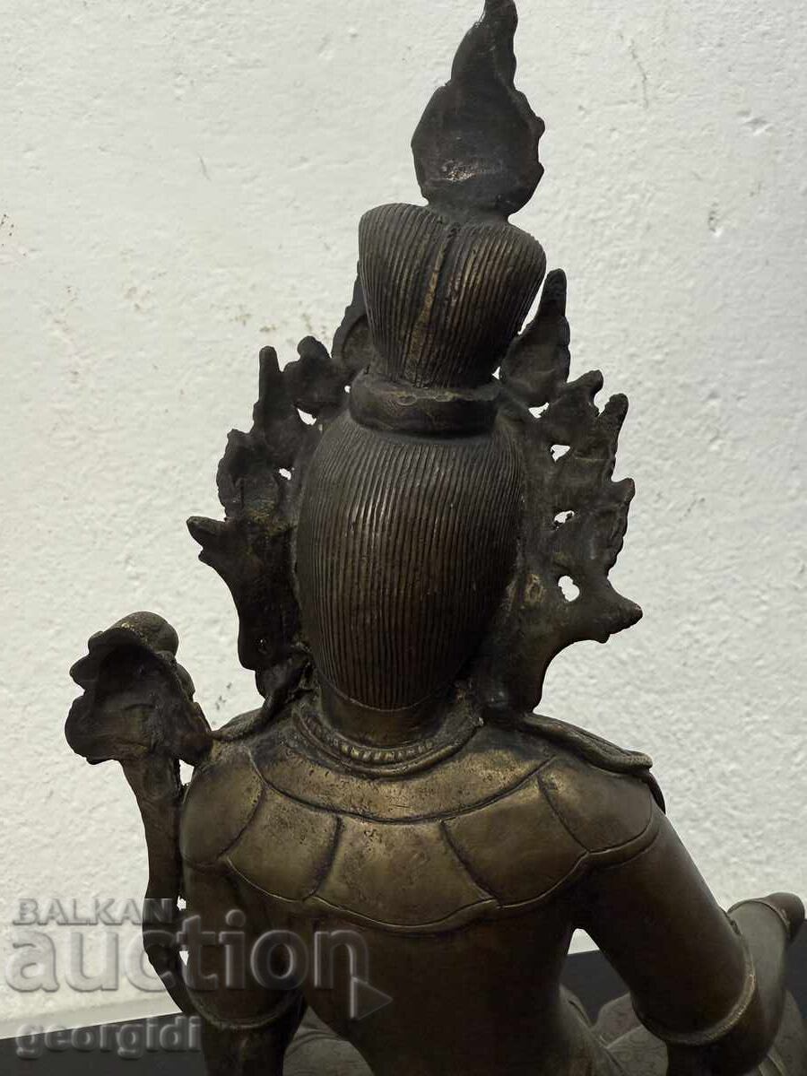 Large bronze statue / sculpture of Tara. No. 7505 - 6