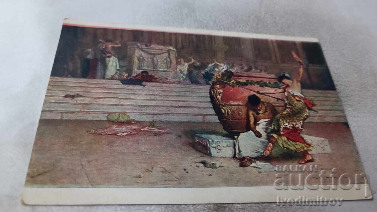 Postcard G. Muzzioli Bachus-Temple 1923 Postcard G. Muzzioli Bachus-Temple 1923