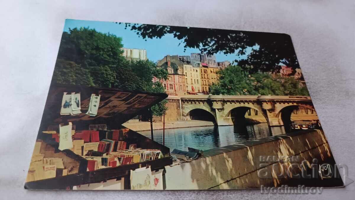 Postcard Paris Le Quai de Conti 1986