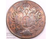 Austria 1 Kreuzer 1800 F - Tirolul de Nord Franz II împărat