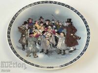 Wedgwood Χριστουγεννιάτικο πιάτο 1986 με πιστοποιητικό