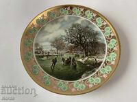 Βαυαρία. Όμορφη πιατέλα Χειμωνιάτικο τοπίο