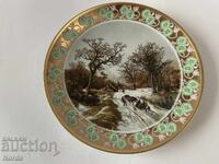 Βαυαρία. Όμορφη πιατέλα Χειμωνιάτικο τοπίο