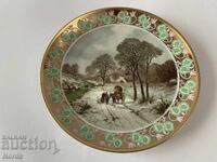 Βαυαρία. Όμορφη πιατέλα Χειμωνιάτικο τοπίο