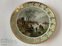 Βαυαρία. Όμορφη πιατέλα Χειμωνιάτικο τοπίο