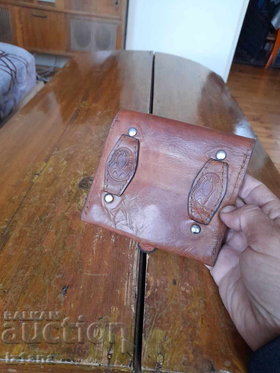 Old leather belt bag - 5