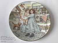 Βασιλική Worcester πορσελάνινη πιατέλα