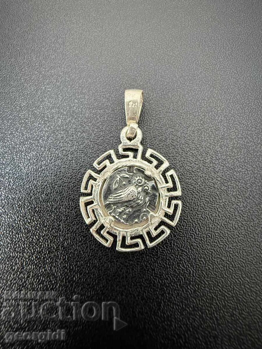 Delivery of Silver pendant with Alexander coin. No. 7509 Delivery of Silver pendant with Alexander coin. No. 7509