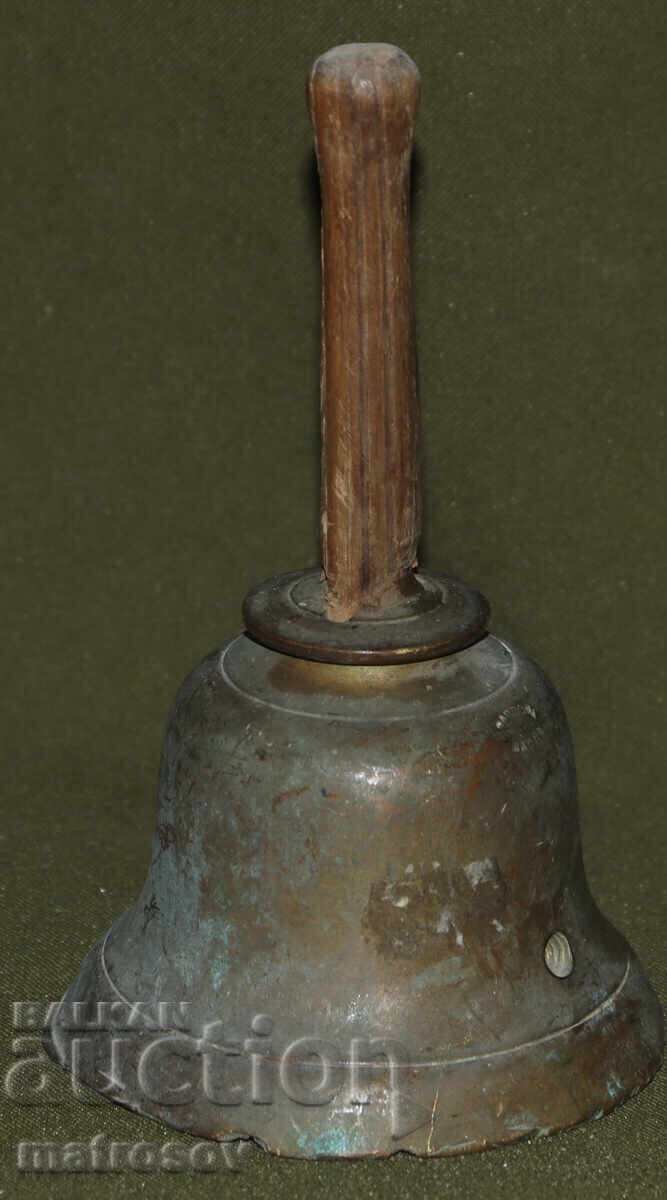 Clopot de bronz vechi cu mâner - 5 Clopot de bronz vechi cu mâner - 5