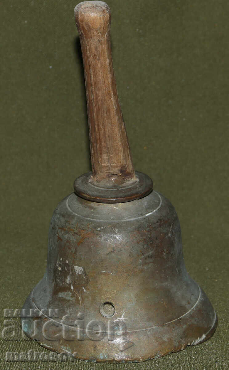 Clopot de bronz vechi cu mâner - 7 Clopot de bronz vechi cu mâner - 7