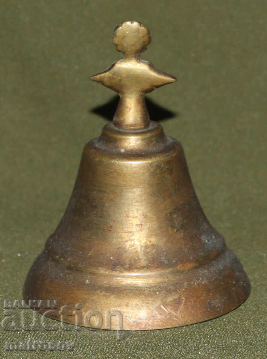 Clopoțel decorativ din alamă vechi Clopoțel decorativ din alamă vechi