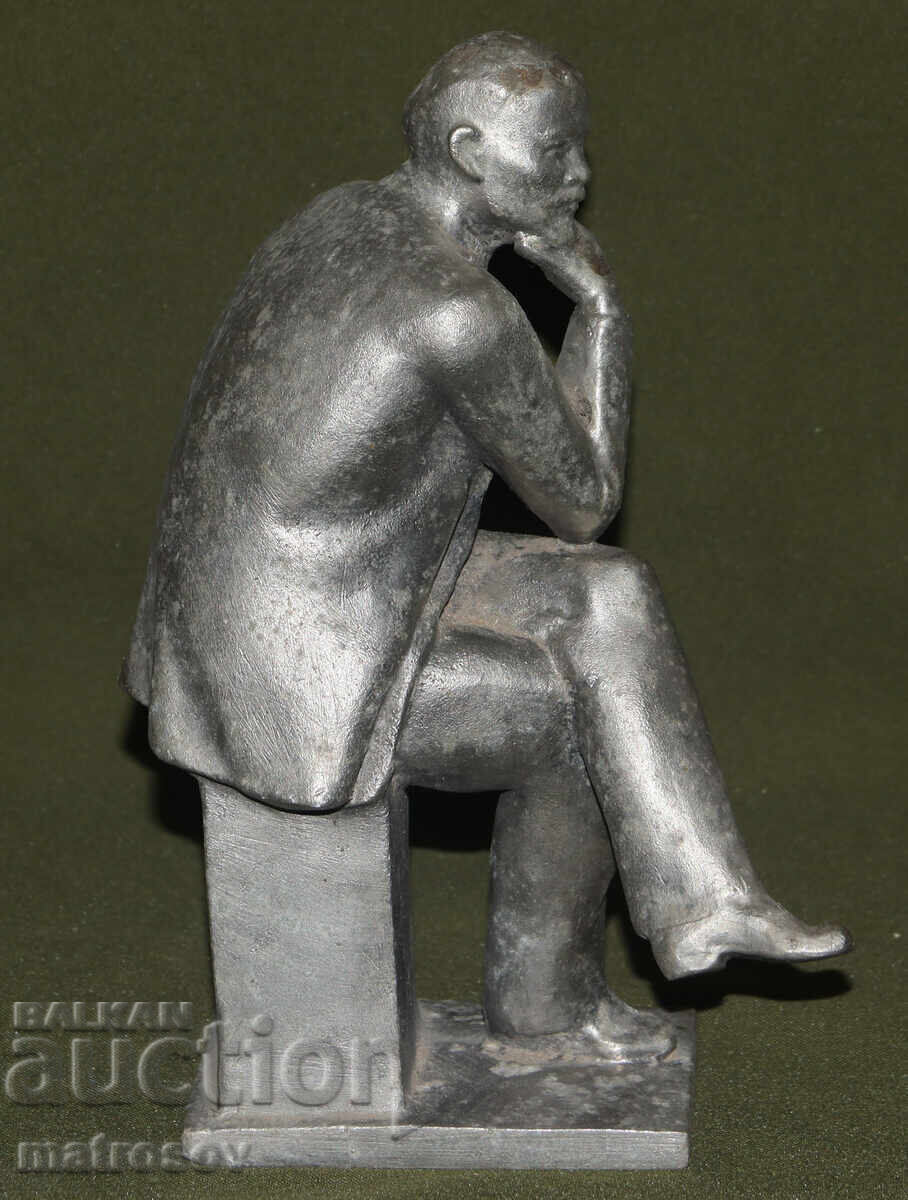 Аукцион Метална скулптура Русия СССР Владимир Илич Ленин