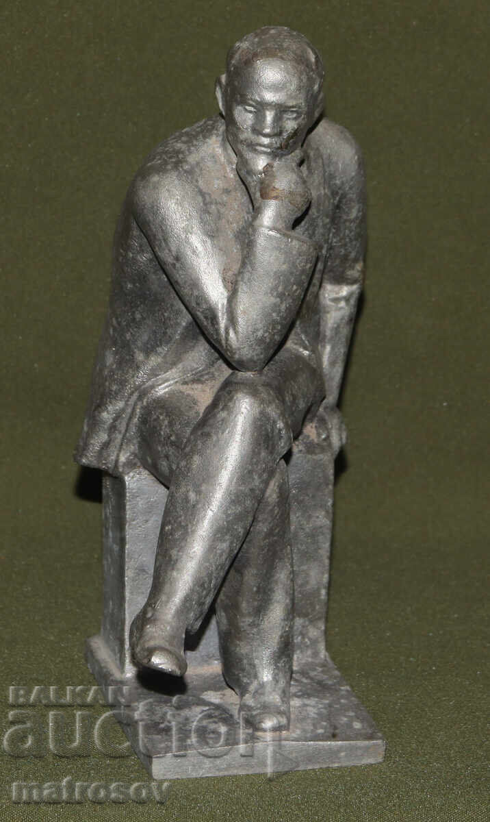 Метална скулптура Русия СССР Владимир Илич Ленин