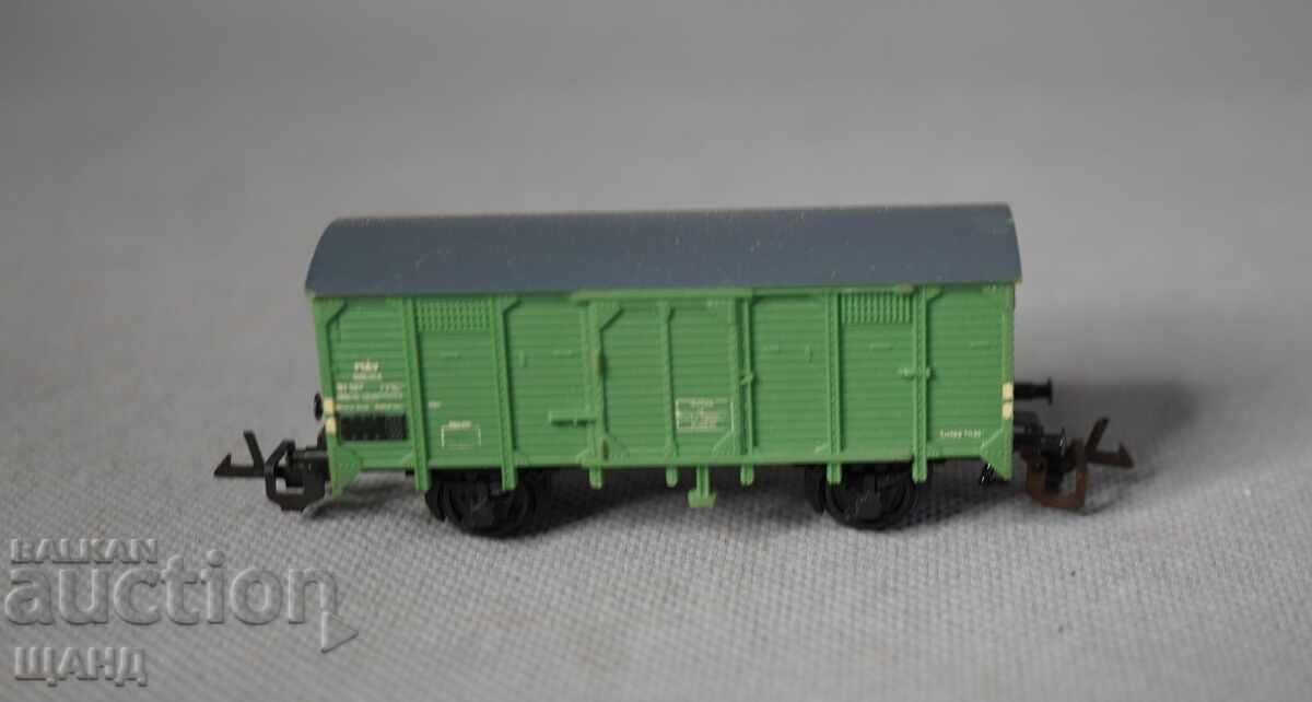 Delivery of HOBBY TT Old German toy freight wagon with box Delivery of HOBBY TT Old German toy freight wagon with box
