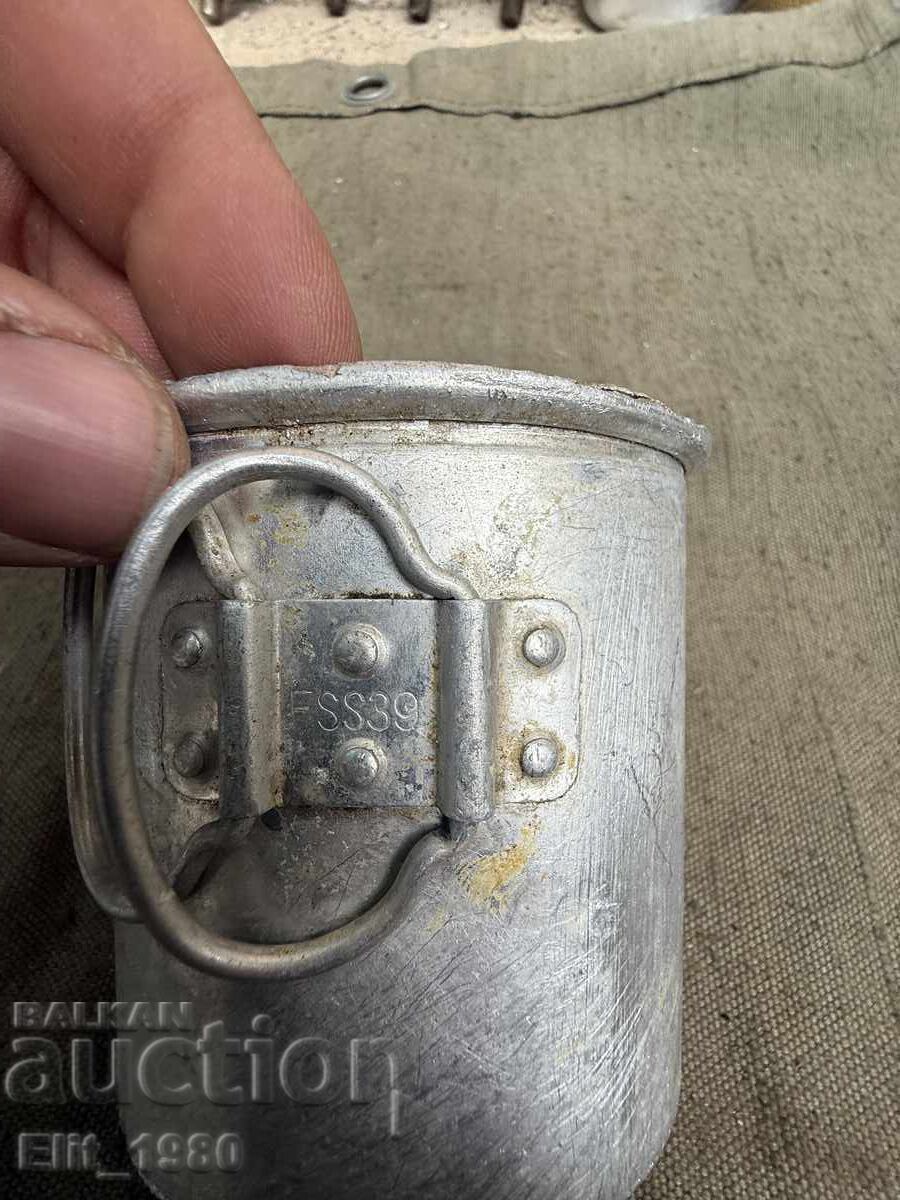 Licitație Cană pentru bidon german WW2