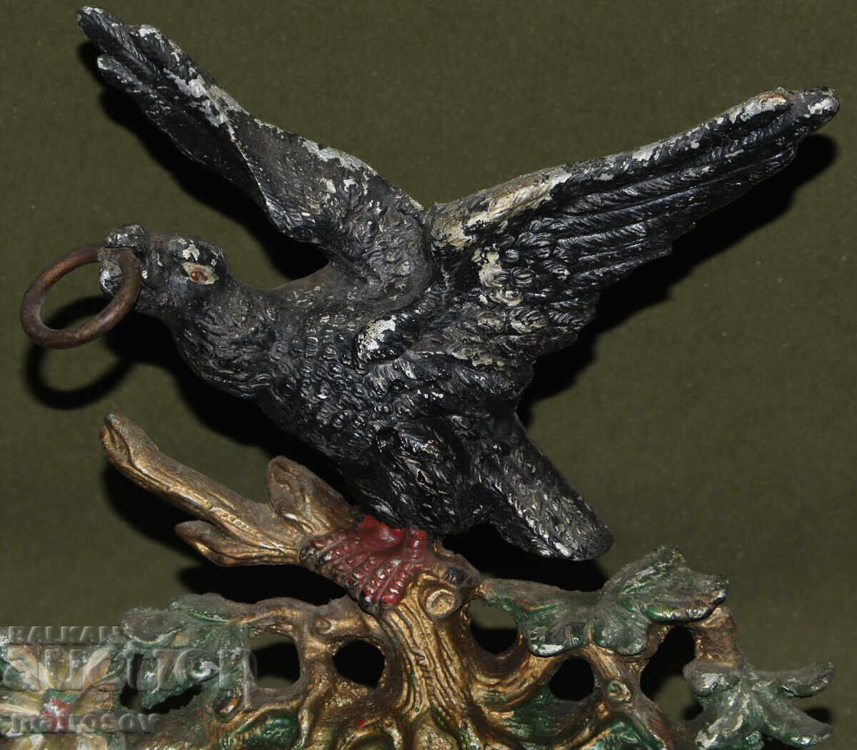 Livrarea Compoziție metalică sculptură originală Vultur