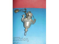 Candelă de renaștere autohtonă din bronz alb din secolul al XIX-lea