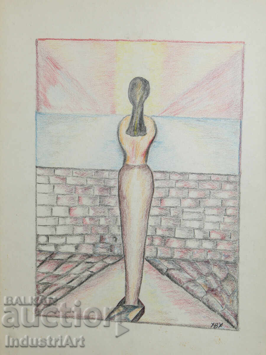 Modern Art Pastel Abstract Landscape Modern Art Pastel Abstract Landscape